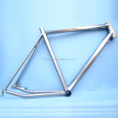 China Road Bikes BB386 EVO PF46-86.5-24 Track Frame titanium helix disc-brake road bike frame tapered headtube internal wiring frame for sale