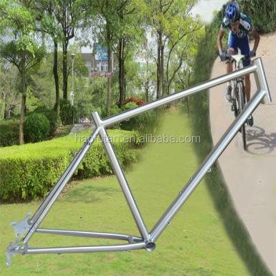 China Headtube Haofutan G.R9 Integrated Titanium Trekking Frame, Belt Drive Divider and Rohloff Sliding Titanium Bike Frame More Dropouts for sale