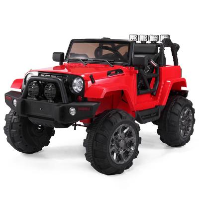 China Ride On 12 Volt Electric Battery Remote Control Car Toy With LED Lights For Kids Ages 3-8 To Drive for sale