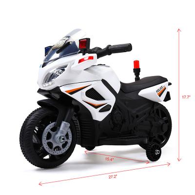 China Ride On Toy Cheap Price Kids Motorcycle Police Electric Motorbike For Children With LED Light for sale