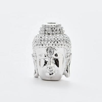 China CLASSIC Micro Pave Buddha Statue Buck Beads DIY Micro Pave Buddha Head String Beads for sale