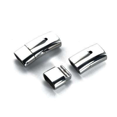 China Custom Size 6*12mm Hole Size Sanp Stainless Steel Lock Bangle Clasps Bangle Connectors Jewelry Clasp Maker for sale