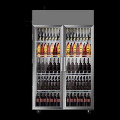 China Refrigerated Commercial Beer Beverage Refrigerator Cabinet Single-temperature Supermarket Showcase Fresh-keeping Cabinet for sale