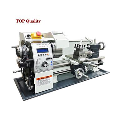 China Garment Shops Small Horizontal Variable Speed ​​Lathe Machine Mini Bench Lathe for sale