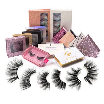 China Wholesale Custom Light and Soft Eyelash Packaging Eye Lashes Private Label 100% Real Mink Lashes 3d Mink Eyelashes for sale