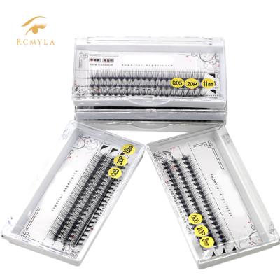 China 8/9/10/12mm Extension Light And Flexible Natural Makeup Lashes Graft Individual Group Eye Lashes Graft for sale