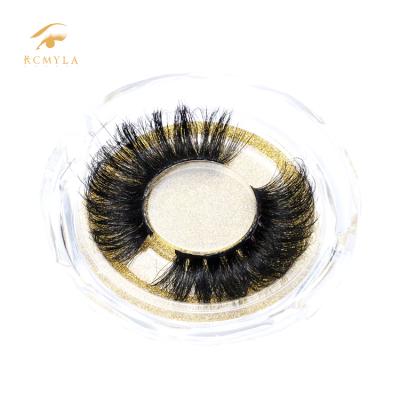 China Lightweight Soft 25mm Mink Lashes Siberian Fluffy Long Mink Eyelashes Dramatic for sale