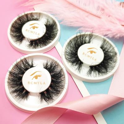 China Real 25MM Mink Eyelashes Vendor Handmade Lashes 100% 25mm Mink Eyelash for sale