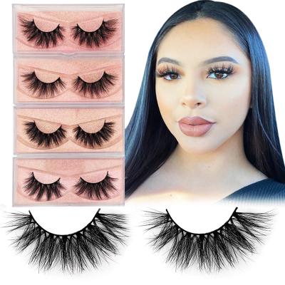 China Private Label 5D Mink Lashes 3d Mink Lashes Luxury Fluffy Lightweight Soft Lashes for sale