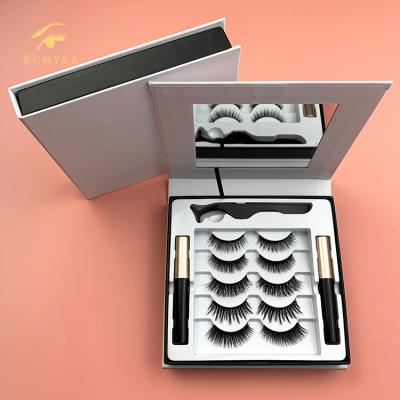 China 2021 Wholesale High Quality Magnetic Eyelashes Light And Soft 3d Lashes New Magnetic Eyeliner Eyelash for sale