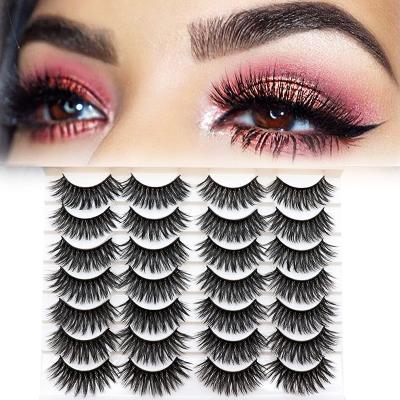 China Long Length 3d Faux Mink Lashes Wholesale Lightweight And Flexible Lashes Extra Long Eyelashes Dramatic Outlook for sale