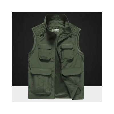 China 2021 New Design QUICK DRY Summer Quick-drying Vest Fishing Outdoor Jacket With 4 Pockets for sale