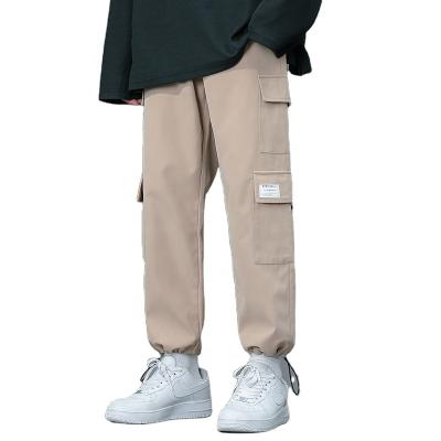 China Wholesale Custom Casual Loose Anti-wrinkle Mens Cargo Pants With Side Pockets for sale