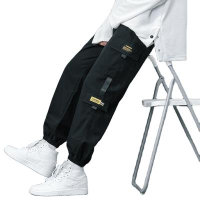 China New Launch Multi-pocket Cargo Anti-Static Mens Streetwear Pants Male Hip Hop Army Pants for sale