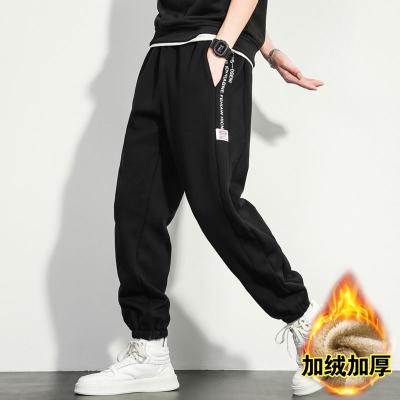 China 2021 New Fashion Anti-Wrinkle Custom Jogger Private Wholesale Empty Cotton Long Pants Bottom Price Elastic Pants for sale