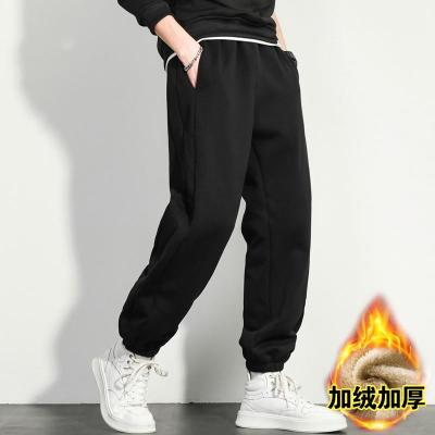 China Anti-Wrinkle Plus Sizes Youth Custom Joggers Casual Solid Color Loose Track Running Fitness Gym Men's Jogging Pants for sale