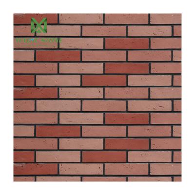 China Building MCM Tile Cladding Wall Villa Modern Natural Flexible Exterior Red Color Fireproof And Waterproof Brick for sale