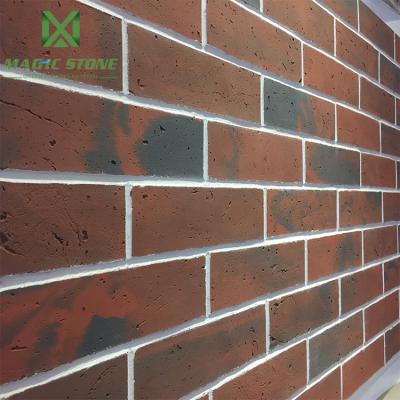 China MCM Modern Wall Tile Brick Mix Red Color Exterior Wall G Series Flexible Cladding Brick for sale