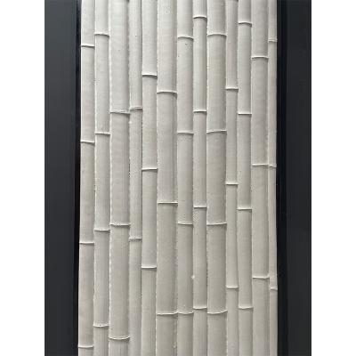 China MCM Modern Popular Design 600x2400mm MS Bamboo Grain Panel Soft Cladding Tile 2021 for sale