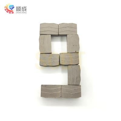 China Fast Cutting Shuncheng Customizated Cheap Market Segmentation Diamond Segments For Granite for sale