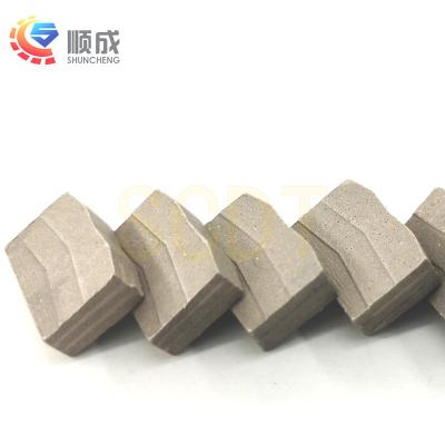 China Shuncheng Rapid Cut Segment Diamond Tools 24*7.0/6.2*15mm Diamond Segments For Granite Cutting D1000mm Diamond Segments For Granite for sale