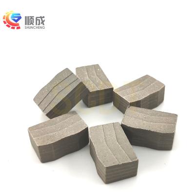 China Fast Cutting Shuncheng Good Cutting Diamond Segment Machine Diamond Tools Granite D1800mm D2000mm Segment Diamond 24*10.6/9.8*15mm for sale