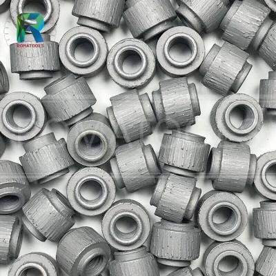 China Quickly Cutting 11.5mm Sintered Diamond Beads For Granite Cutting China Diamond Wire Saw High Quality ROMATOOLS for sale