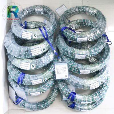 China Quick Cut Plastic Diamond Wire Saw For Granite Marble Lime Cutting High Efficiency Diamond Wire ROM ROMATOOLS Quickly for sale