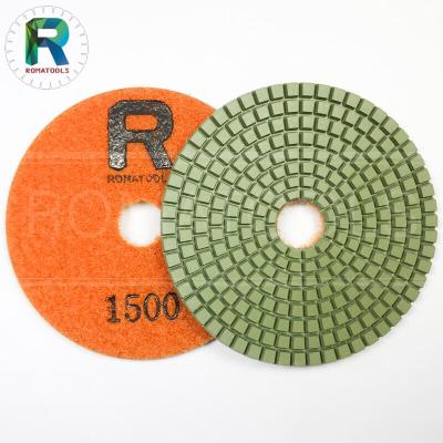 China High Efficiency Use High Quality Wet Polishing Pads For Romatools Granite Quartz Marble High Quality For USA Market for sale