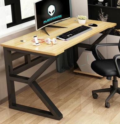 China Multifunctional Modern Metal Frame Computer Table E-sports Table Office Home Wooden Table Furniture for sale