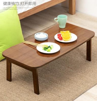 China Foldable Arc Design Wooden Foldable Desk Laptop Table Standing Furniture For Outdoor Or Bed And Sofa for sale