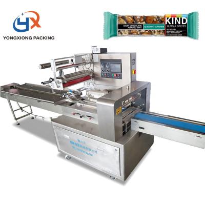 China YX250x Automatic Horizontal Food Paper Pillow Flow Nut Bars Sticks Packaging Machine With Nitrogen Filling Device for sale