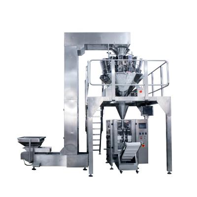 China Fully Automatic Vertical Popcorn / Candy / Food Snacks / Potato Chips Filling Packaging Machine Made In China for sale