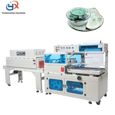 China Food L Automatic Sealer Tableware Shrink Wrapping Machine Supplying Machine Factory for sale