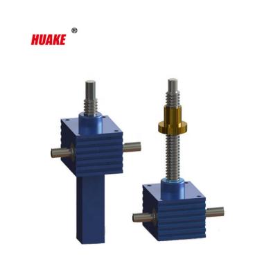 China Cast Iron SWL Series 1T 2.5T 5T 10T Worm Gear Nodular Screw Jack For Table for sale