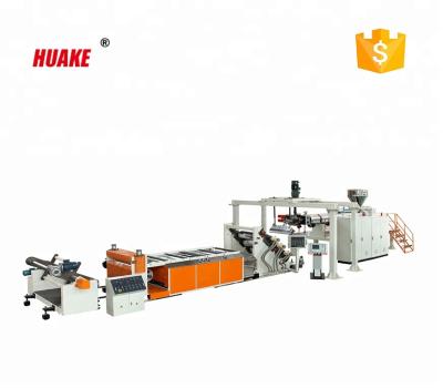 China Plastic Sheet HUAKE PVC Sheet Extrusion Line Machine for sale