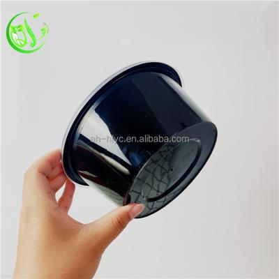 China Recycled Materials Customized 1500ml Disposable Plastic Black Packed Bowl for sale