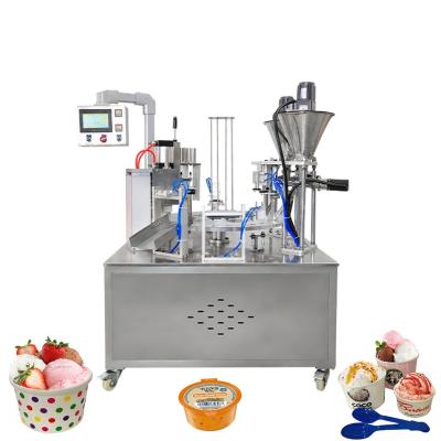 China New Food Mini Automatic Yogurt Pudding Ice Cream Filling Machine With Flexible Tube for sale