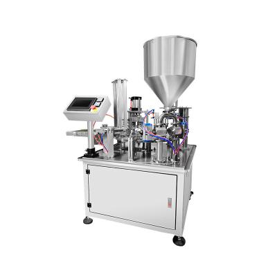 China Rotary Food Ice Cream Cone Filling Machine Ice Cream Cup Filling Machine With Flat Cup for sale