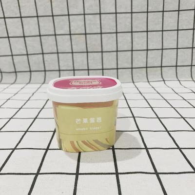 China Recycled Materials Fit Disposable Paper Cup Ice Cream Cups Dessert Bowls for Hot or Cold for sale