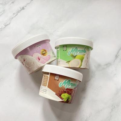 China Youchuang Products Best Selling Disposable PE Film Gelato Ice Cream Paper Cup for sale