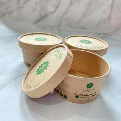 China Eco-Friendly Disposable Youchuang Disposable Take Out Ice Cream Paper Containers for sale