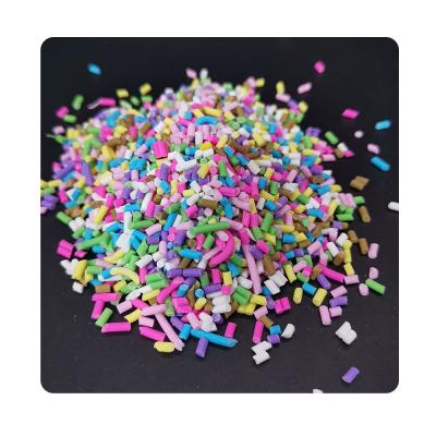 China DIY Decoration and Nails Bulk 500g Per Bag Polymer Clay Star Pink Watermelon Slices Sprinkles Christmas Decoration Supplies 5mm Cutout Printing for sale