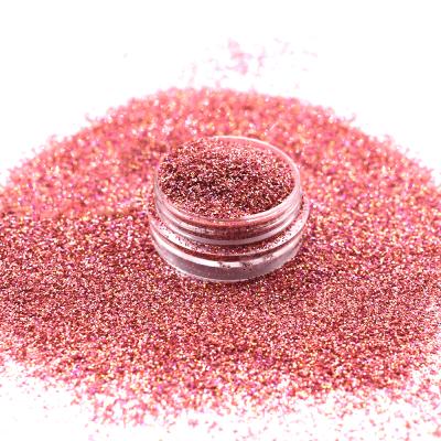 China Bling Factory Direct Sale Resin Painting Sprinkled With Gold Holographic Powder 1/128 Glitter Powder Special For Nail Art for sale