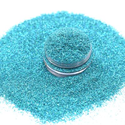 China Wholesale Bling 1/128 Laser Bulk Colored Powder Cosmetics Holographic Ultra-fine Hexagonal Glitter Nail Polish for sale