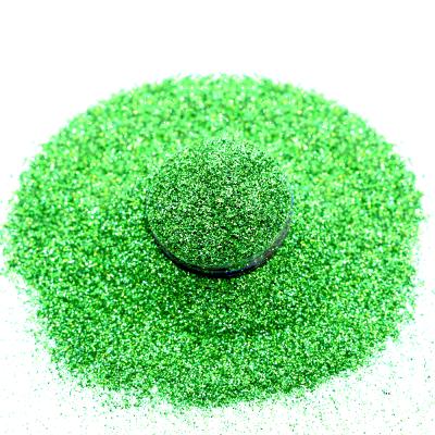 China Wholesales Low Price Bling Holographic Powder Green Holographic Glitter Powder Colorful Glitter Laser Powder for sale