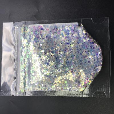 China Christamas Wholesale Chunky 2oz Home Decorating Mixes Iridescent Glitter for Nail Crafts and Art Glitter for sale