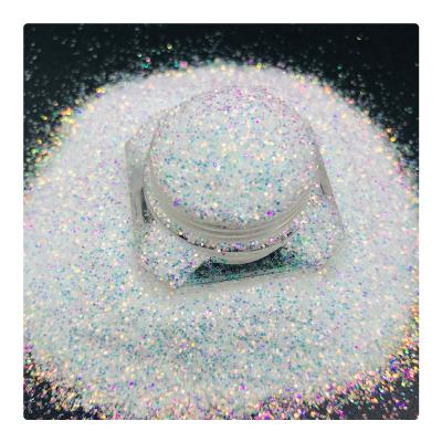 China Small Size Iridescent Bling Glitter Suits Crafts And Custom Iridescent Tumbler Glitter Cosmetic Grade Iridescent Glitter for sale