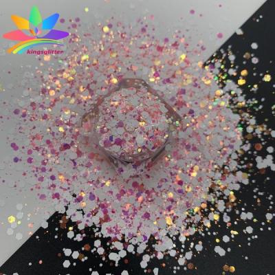 China Toys/Party/Body/Iridescent Glitter Loose Pearl Face/Hair/Nail Art/Decoration/DIY/Crafts for Tumbler and Crafts Decorating Chunky Iridescent Glitter New Sparkle Mixes for sale