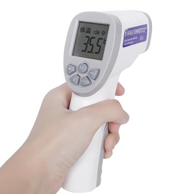 China Laser die Handbediende Infrarode Thermometer/Draagbare Voorhoofdthermometer plaatst Te koop